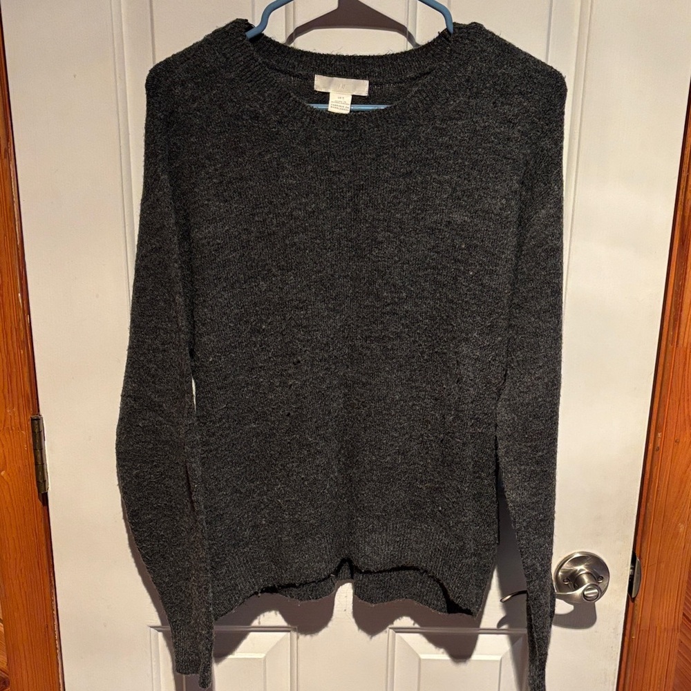 H&M Charcoal Crew Neck Sweater